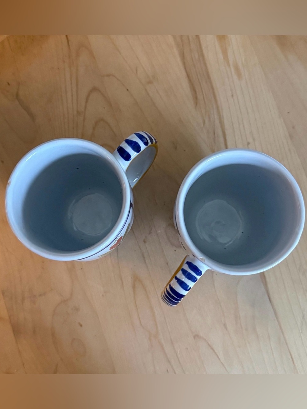 Vintage Henriot Quimper Pottery Breton Folk Art Mugs from Brittany, France - Picture 3 of 7